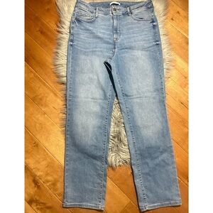 Nine West Slim Straight Leg High Waisted Jeans Size 14